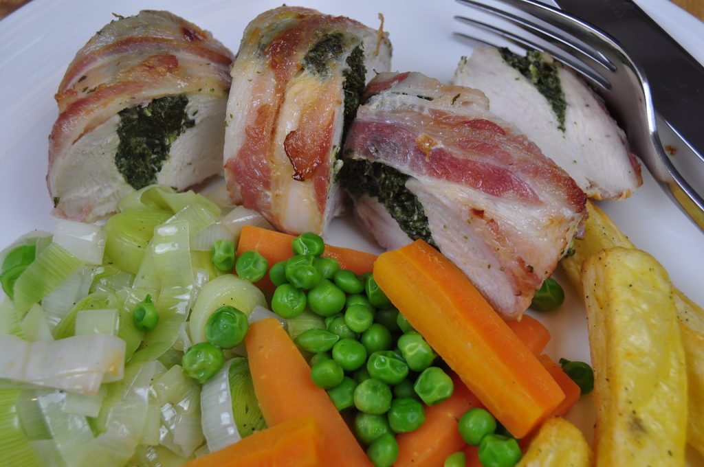 5 Creamy kale stuffed chicken web
